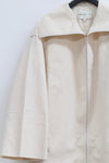 SWAYINGKNIT Oversized trench coat SW22AW1T95 warm white